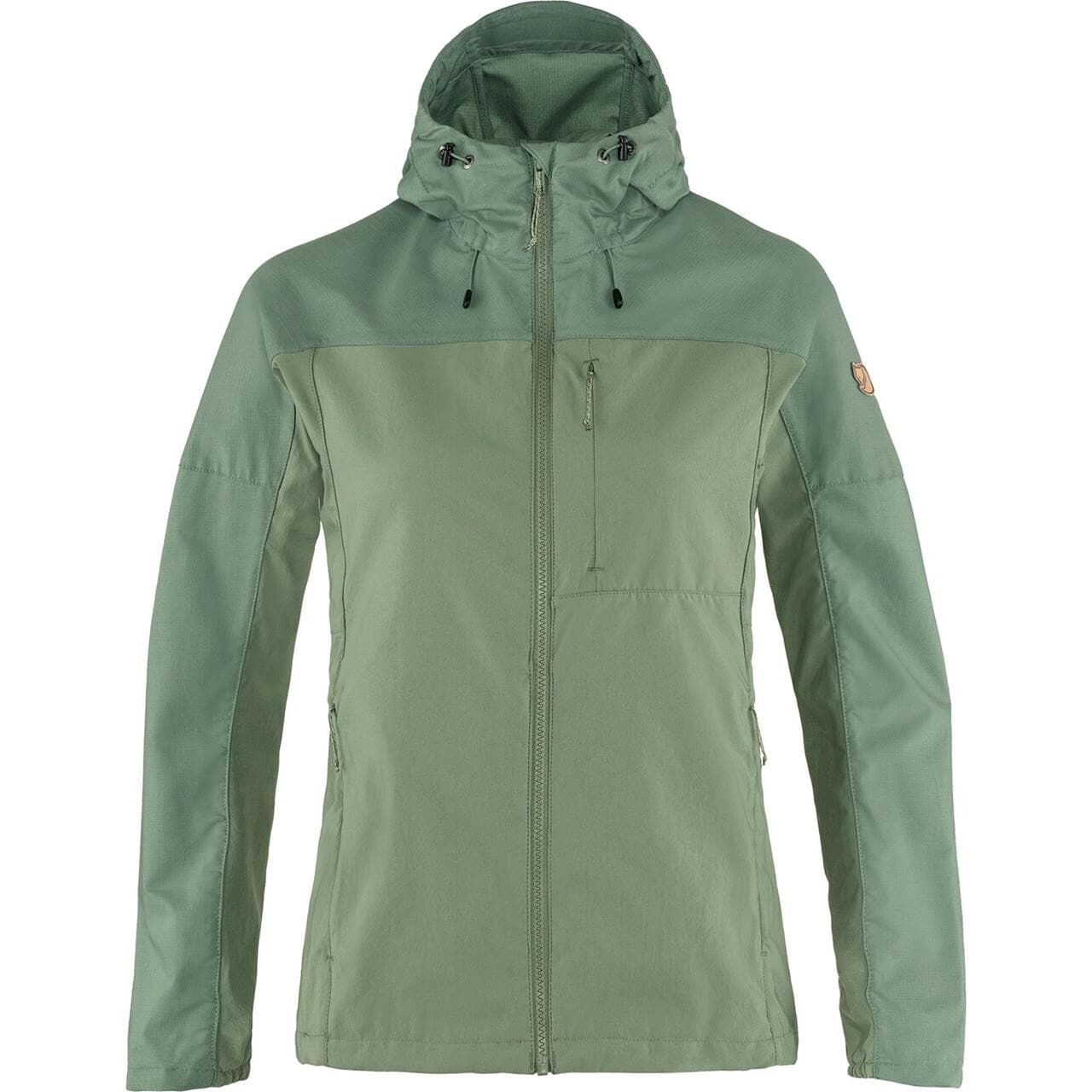 Fjällräven Womens Abisko Midsummer Jacket  (Grøn (JADE GREEN-PATINA GRN/613-614) X-large)