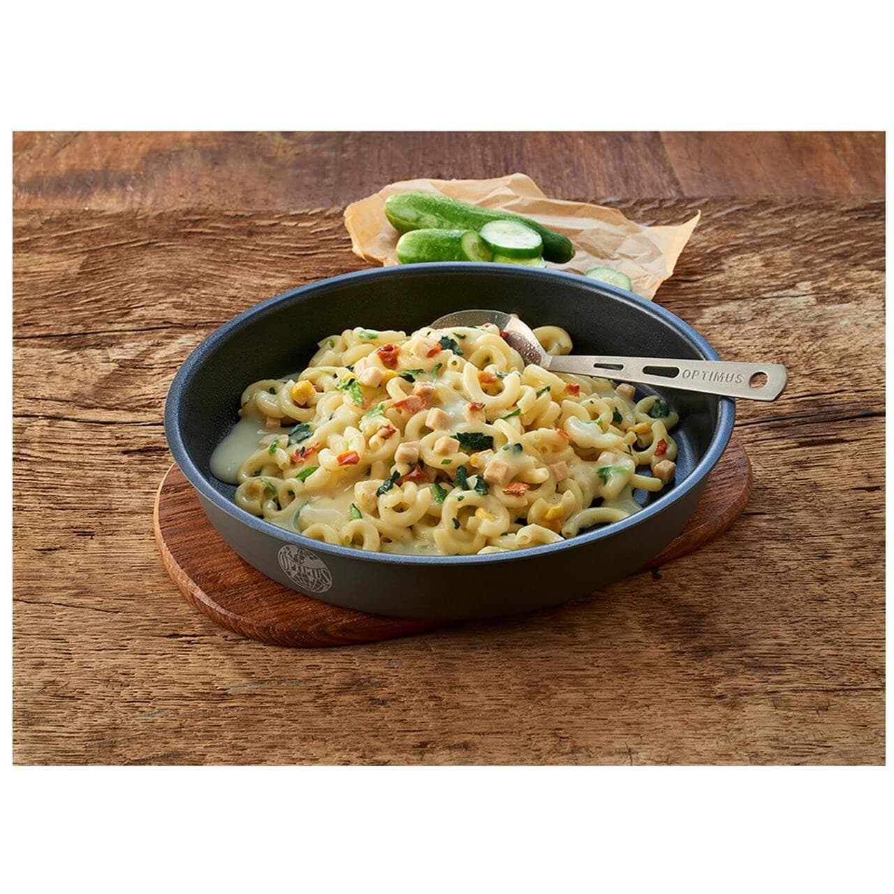 Trek N Eat Creamy Pasta With Chicken And Spinach