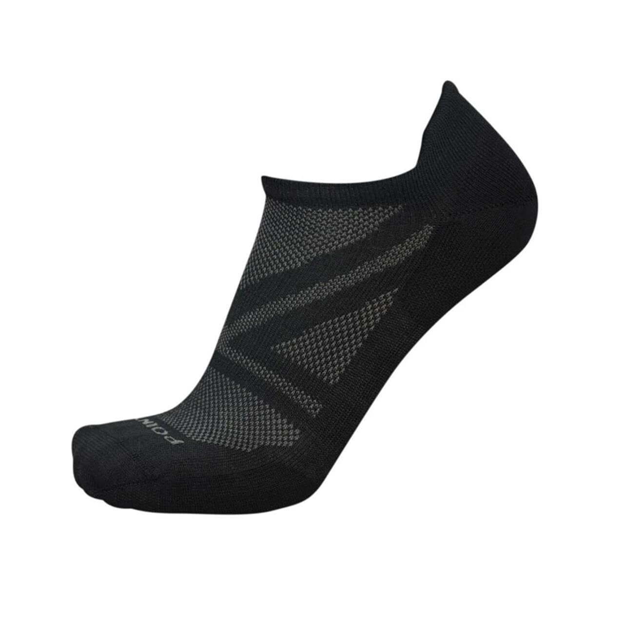 Point6 37.5 Ghost Runner Ultra Light No-Show (Sort (BLACK) 34-37)