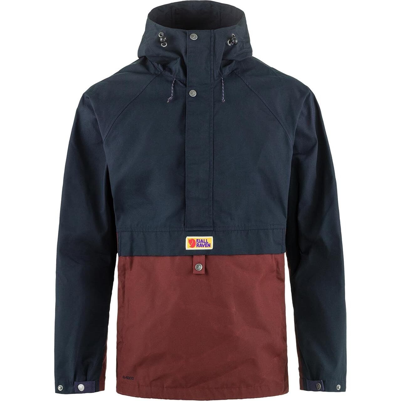 Fjällräven Mens Vardag Anorak  (Blå (DARK NAVY-MAROON/555-352) XX-large)