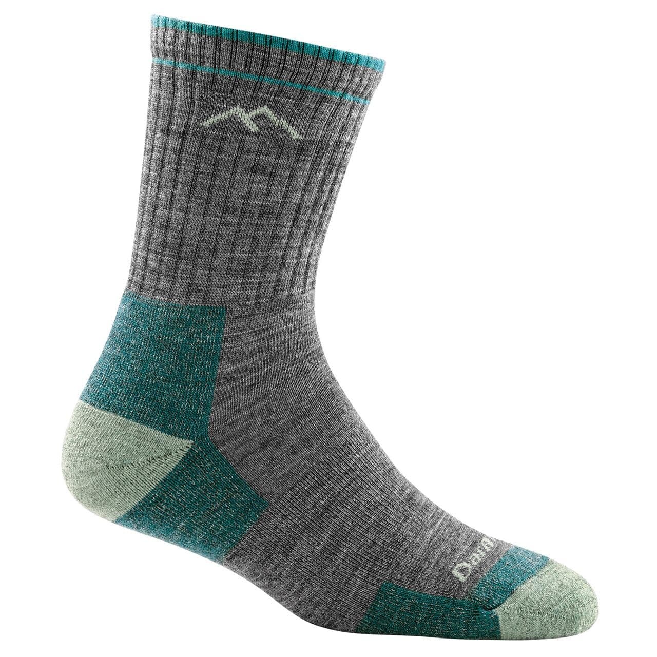 Darn Tough Womens Hiker Micro Crew Sock Cushion  (Grå (SLATE) 38-40,5)