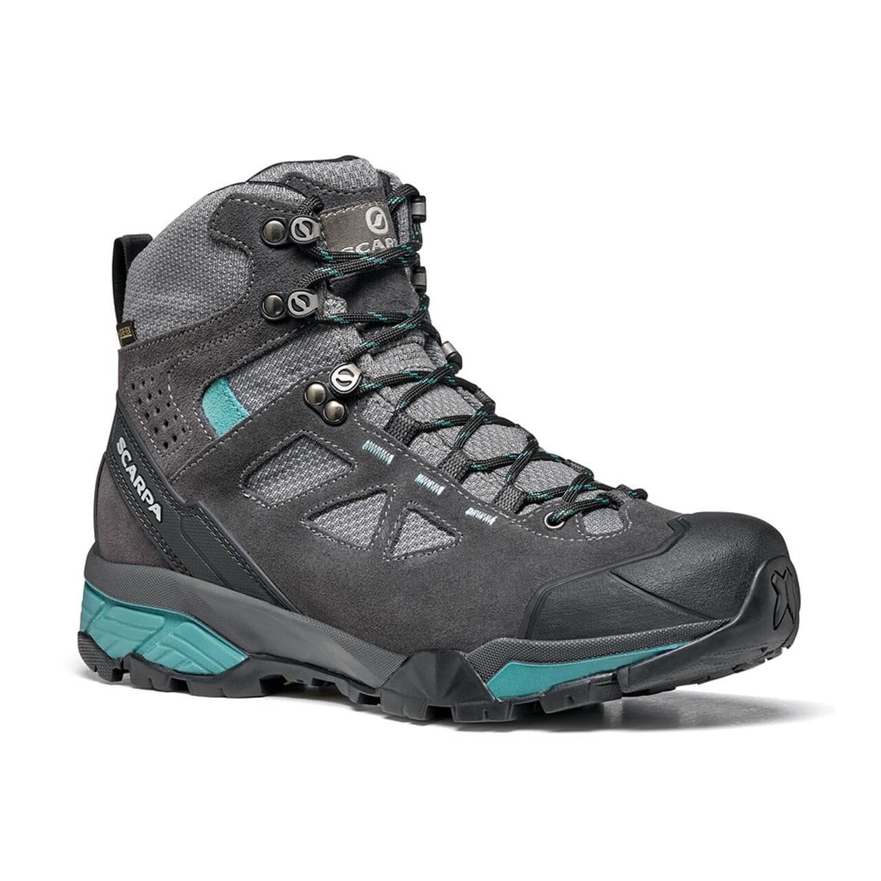 Scarpa Womens ZG Lite GTX  (Grå (DARK GRAY/LAGOON) 36)