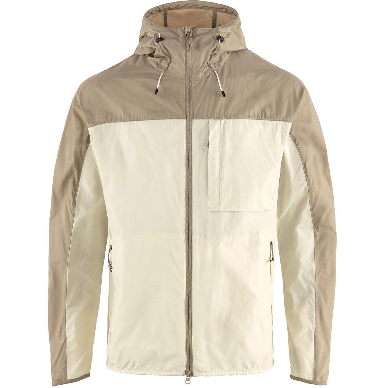 Fjällräven Mens High Coast Wind Jacket  (Hvid (CHALK WHITE-FOSSIL/113-118) Large)