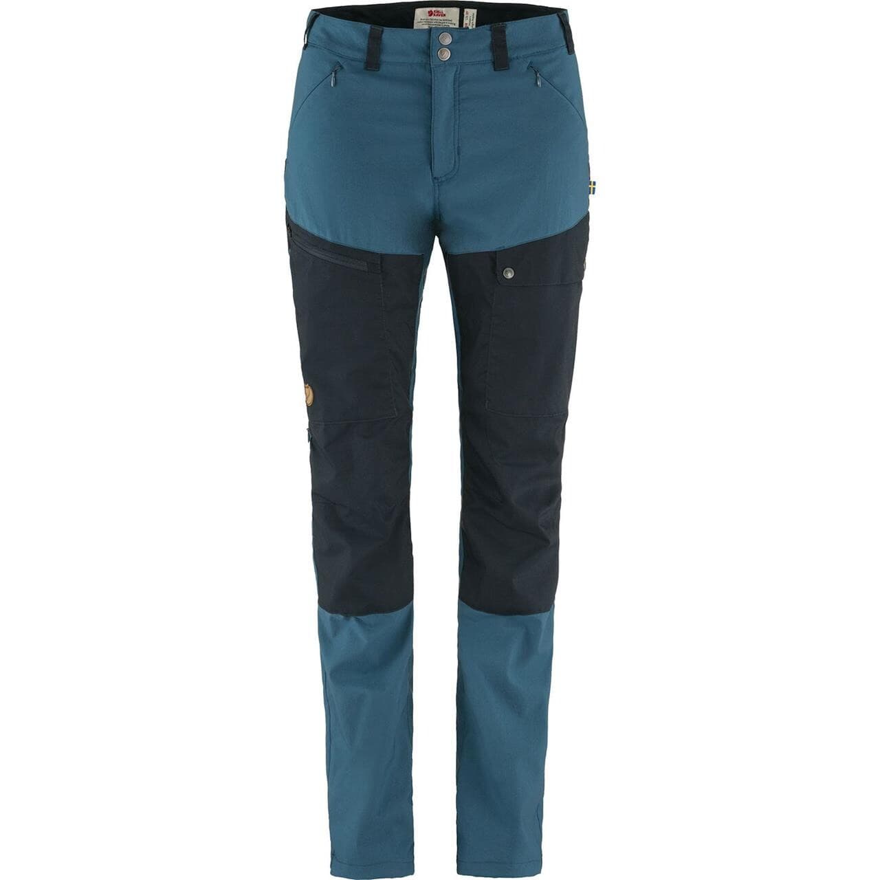 Fjällräven Womens Abisko Midsummer Trousers Short  (Blå (INDIGO BLUE-DARK NAVY/534-555) 34)