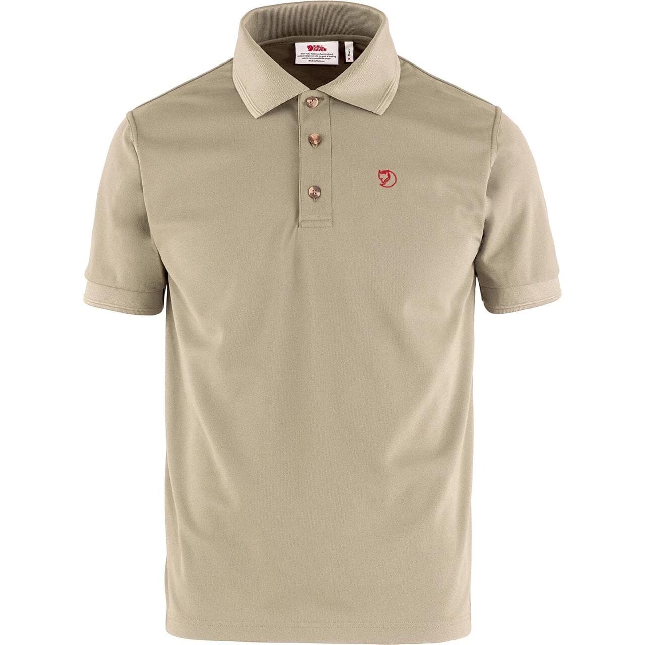 Fjällräven Mens Crowley Pique Shirt  (Beige (FOSSIL/118) X-small)