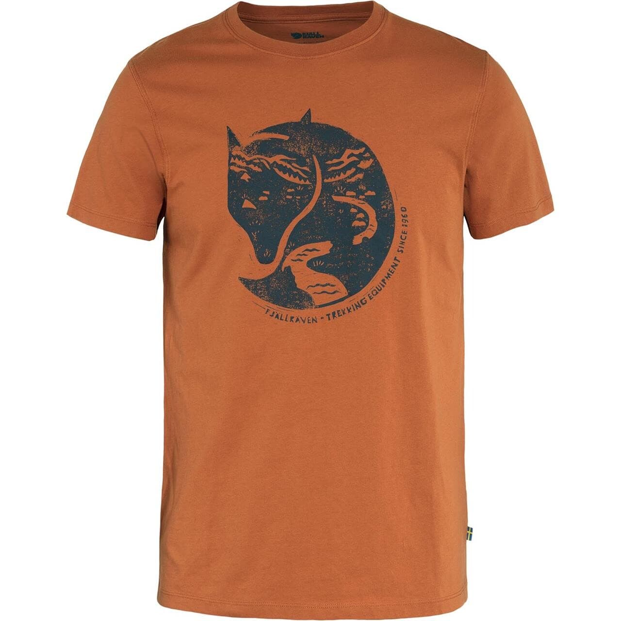 Fjällräven Mens Arctic Fox T-shirt  (Brun (TERRACOTTA BROWN/243) Small)
