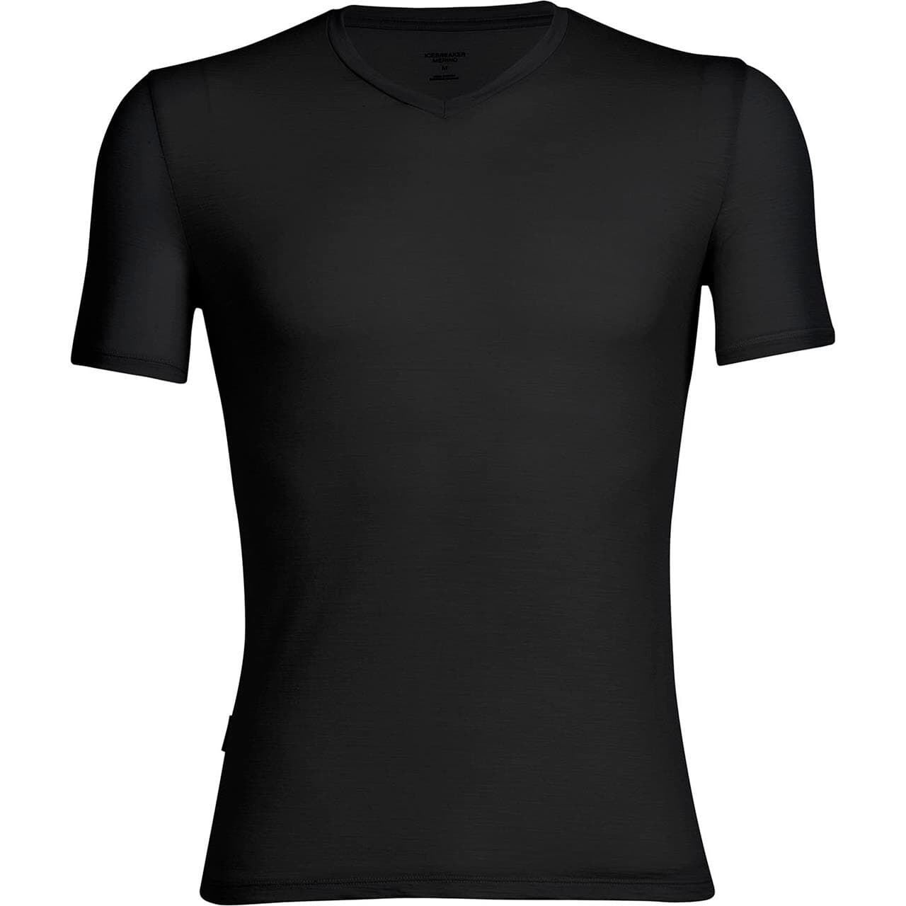 Icebreaker Mens Anatomica S/S V  (Sort (BLACK) Small)