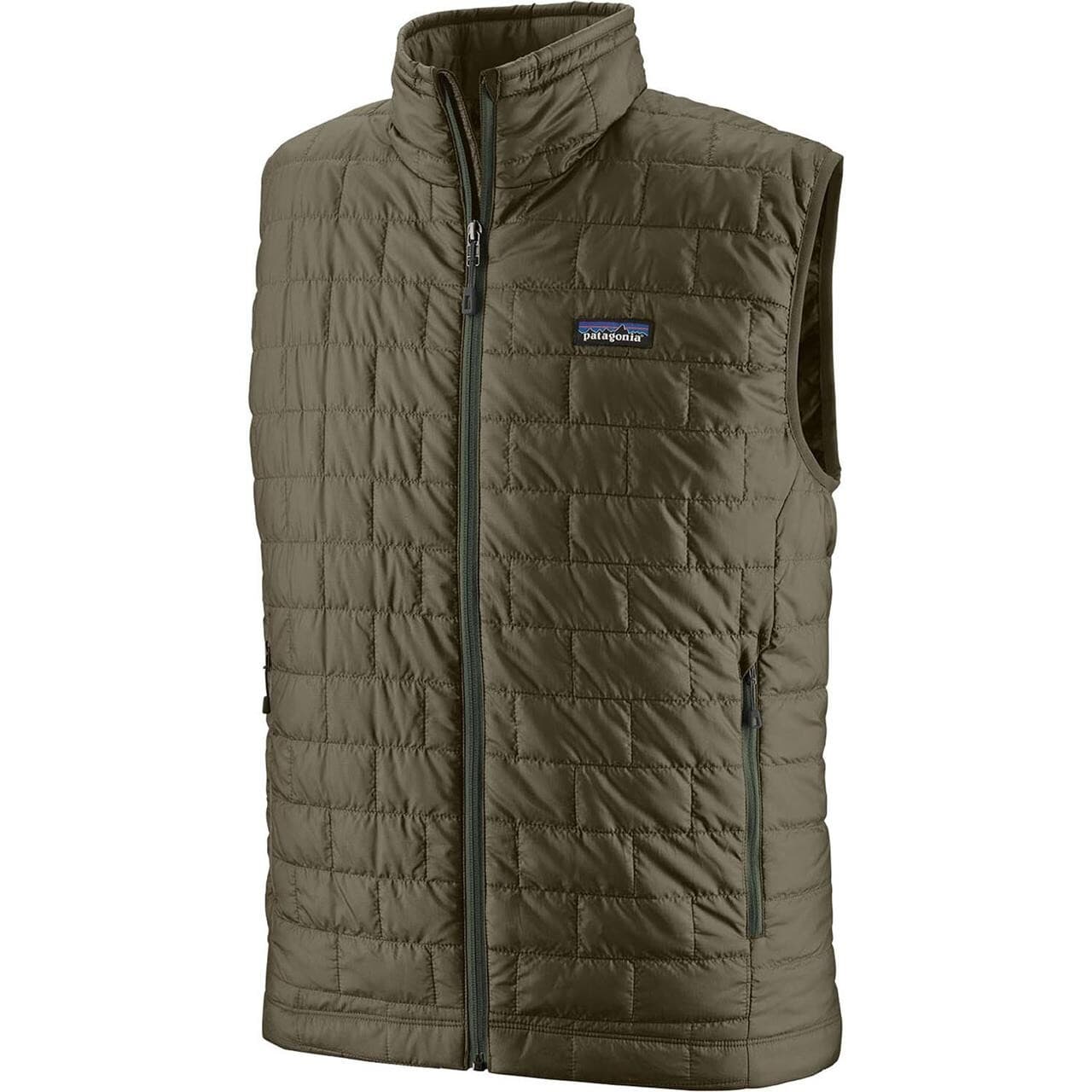 Patagonia Mens Nano Puff Vest S2021 model (Grøn (BASIN GREEN W/TENT GREEN) Medium)
