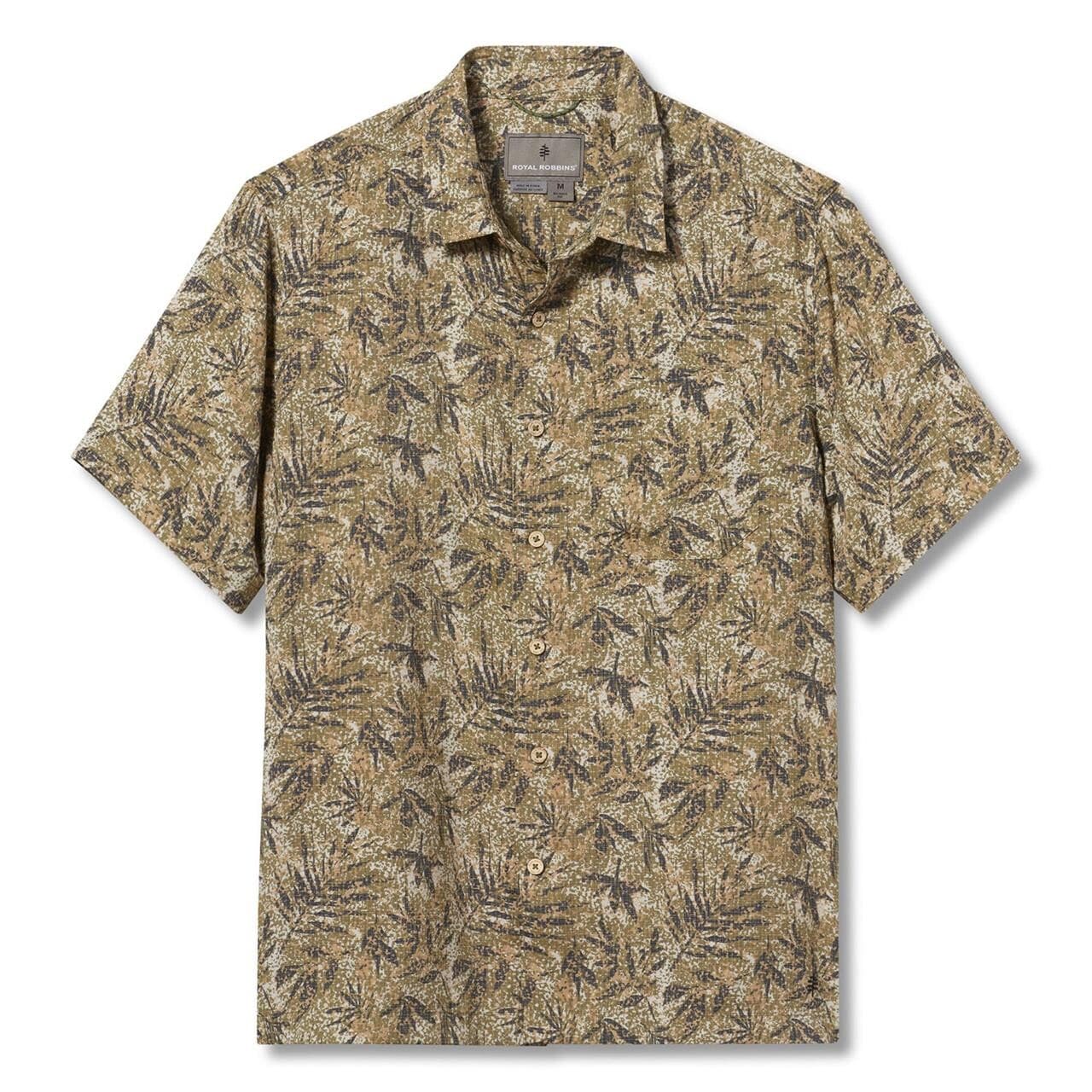 Royal Robbins Mens Comino Leaf S/S  (Grøn (FOREST ROBLE PT) Medium)