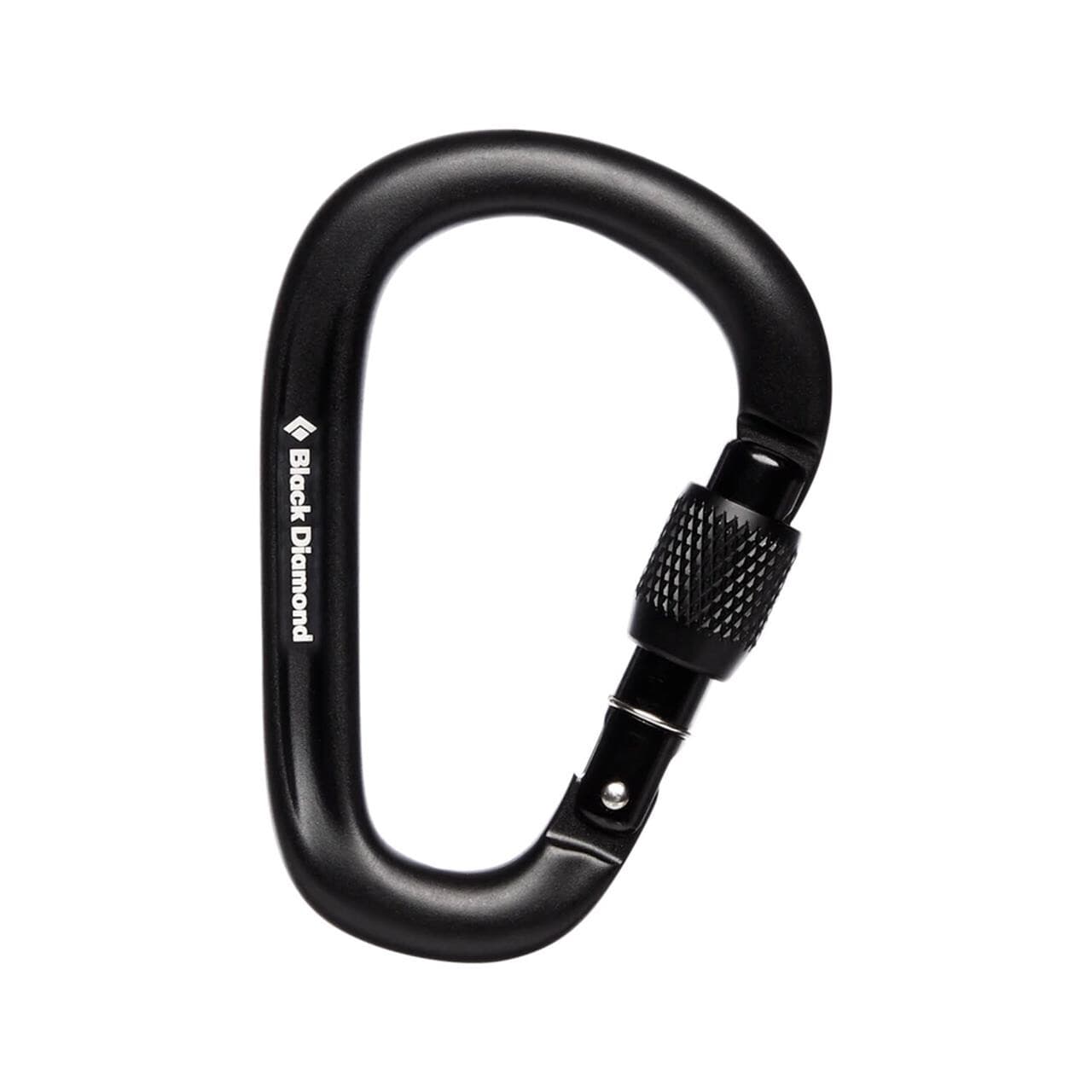 Black Diamond Pearlock Screwgate Carabiner (Sort (BLACK))