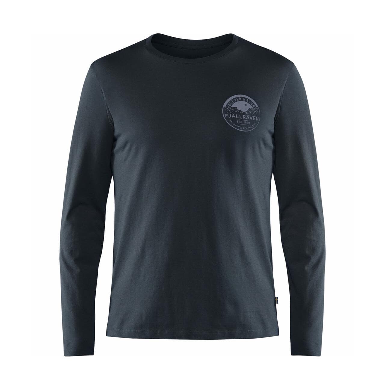 Fjällräven Mens Forever Nature Badge L/S  (Blå (DARK NAVY/555) Medium)