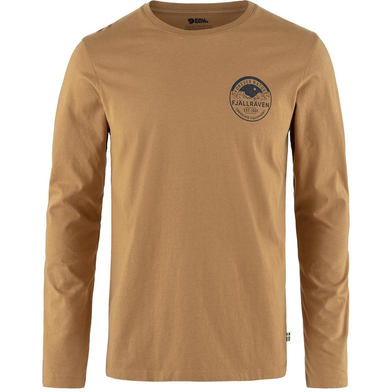 Fjällräven Mens Forever Nature Badge L/S  (Brun (BUCKWHEAT BROWN/232) Medium)