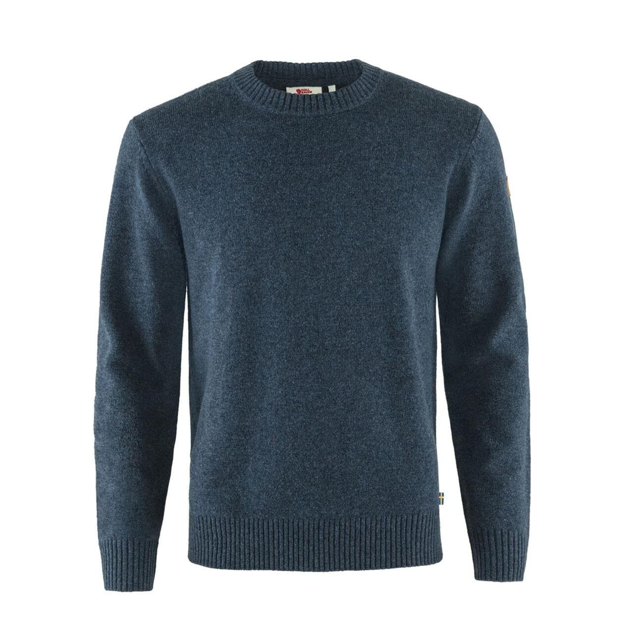Fjällräven Mens Övik Round-neck Sweater  (Blå (NAVY/560) Medium)