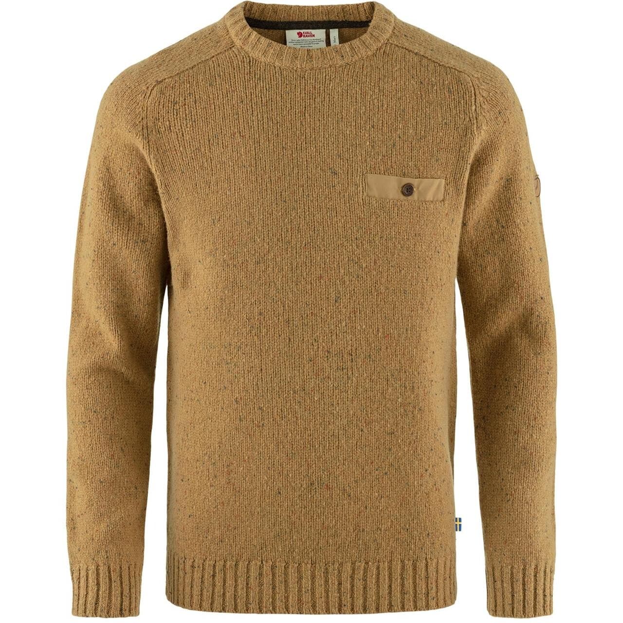 Fjällräven Mens Lada Round-neck Sweater  (Brun (BUCKWHEAT BROWN/232) X-large)