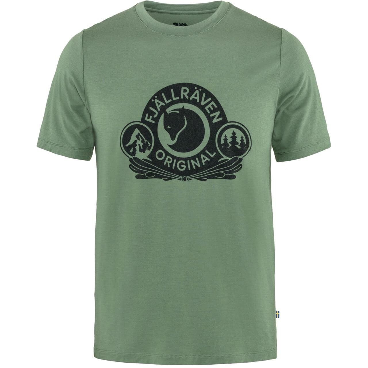 Fjällräven Mens Abisko Wool Classic S/S  (Grøn (PATINA GREEN/614) Medium)