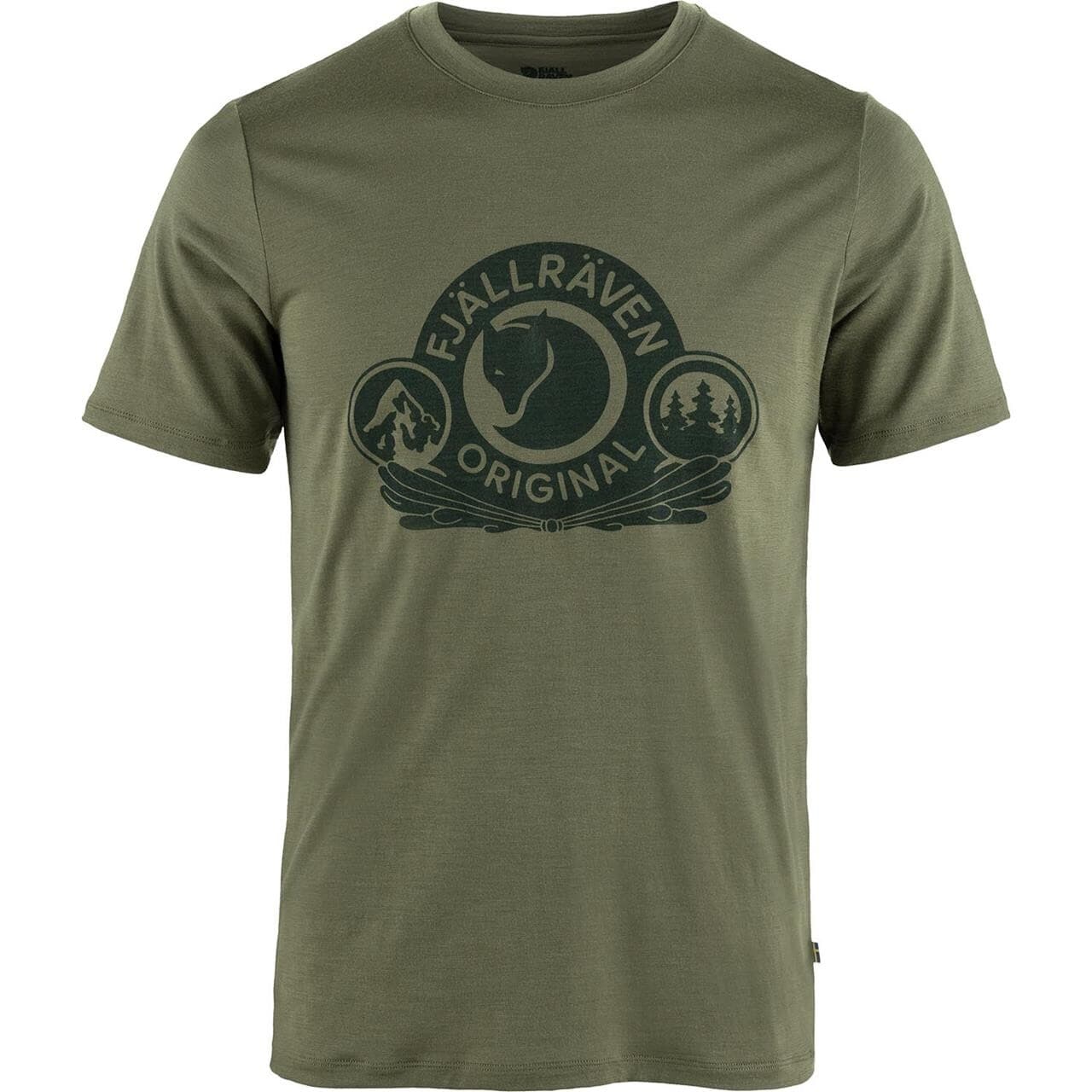 Fjällräven Mens Abisko Wool Classic S/S  (Grøn (LAUREL GREEN/625) X-large)