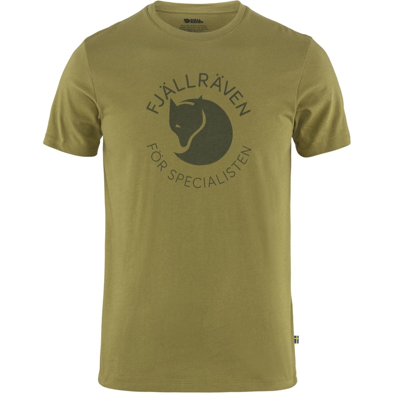 Fjällräven Mens Fjällräven Fox T-shirt  (Grøn (MOSS GREEN/624) Small)