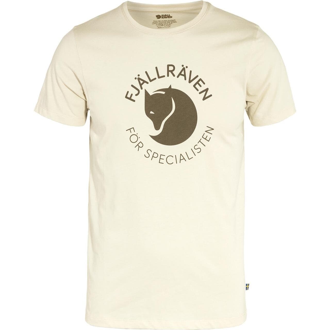 Fjällräven Mens Fjällräven Fox T-shirt  (Hvid (CHALK WHITE/113) Small)