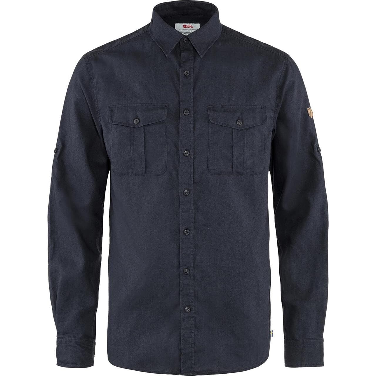 Fjällräven Mens Övik Travel Shirt L/S  (Blå (DARK NAVY/555) XX-large)