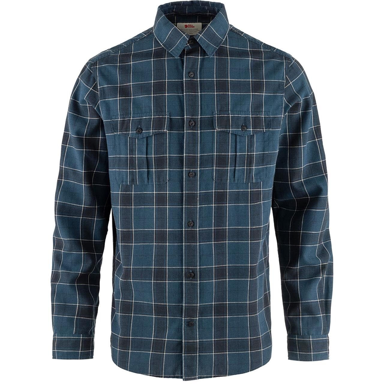 Fjällräven Mens Övik Travel Shirt L/S  (Blå (INDIGO BLUE-DARK NAVY/534-555) Small)