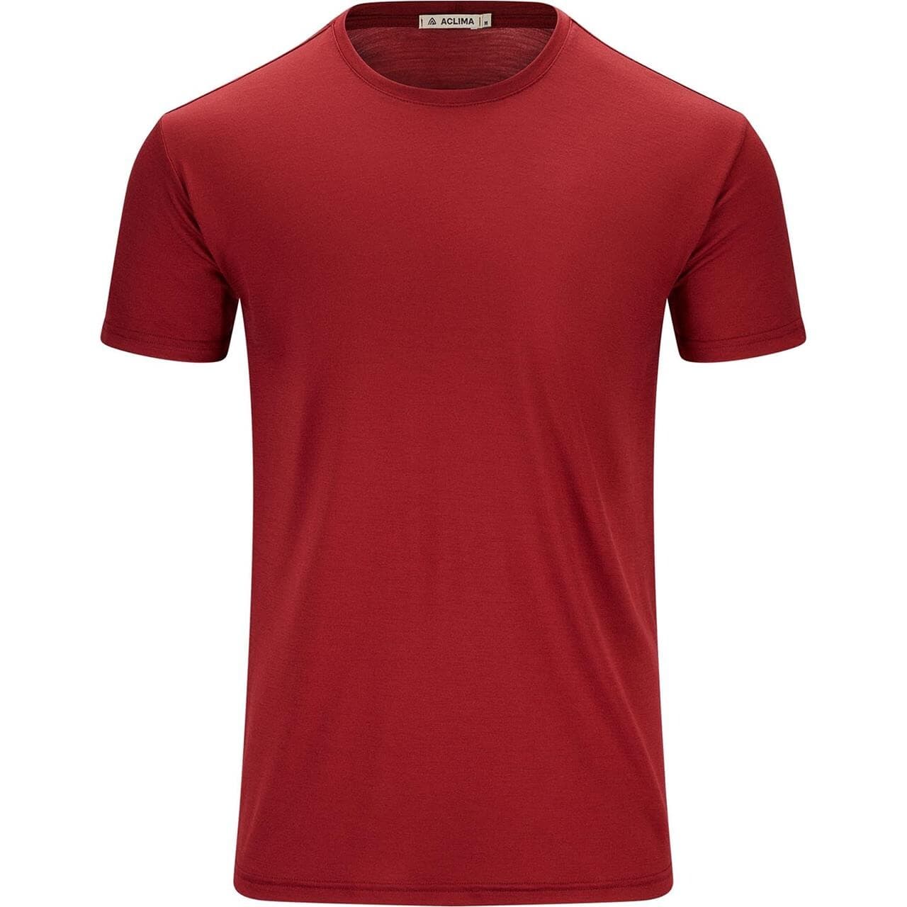 Aclima Mens Classic Tee  (Rød (RED DAHLIA) X-small)