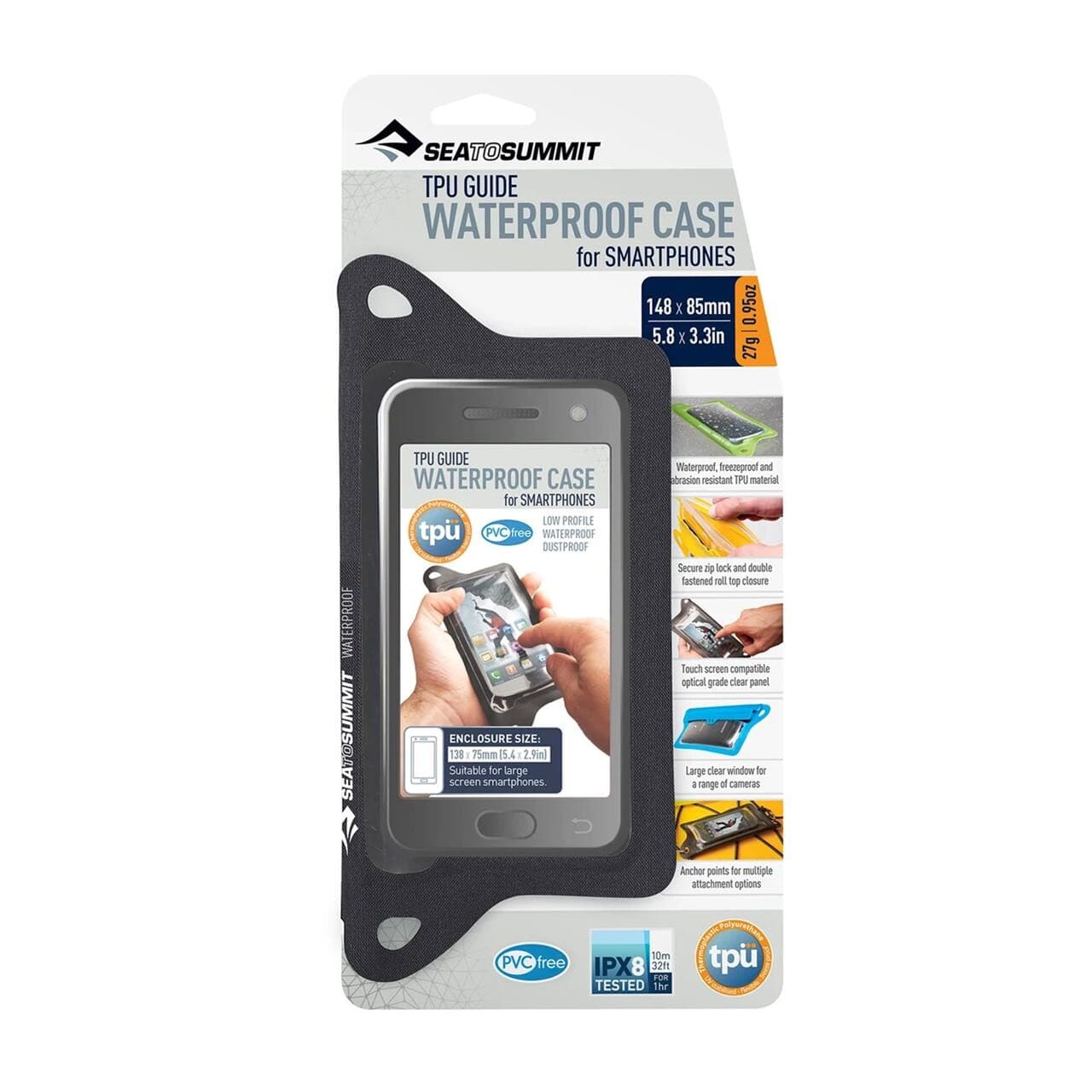 Sea to Summit TPU Guide Waterproof Case Smart Phones (Sort (BLACK))