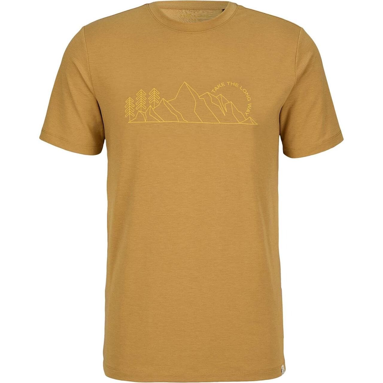 Frilufts Mens Mathraki Printed T-shirt  (Brun (WOOD THRUSH LANDSCAPE) Large)