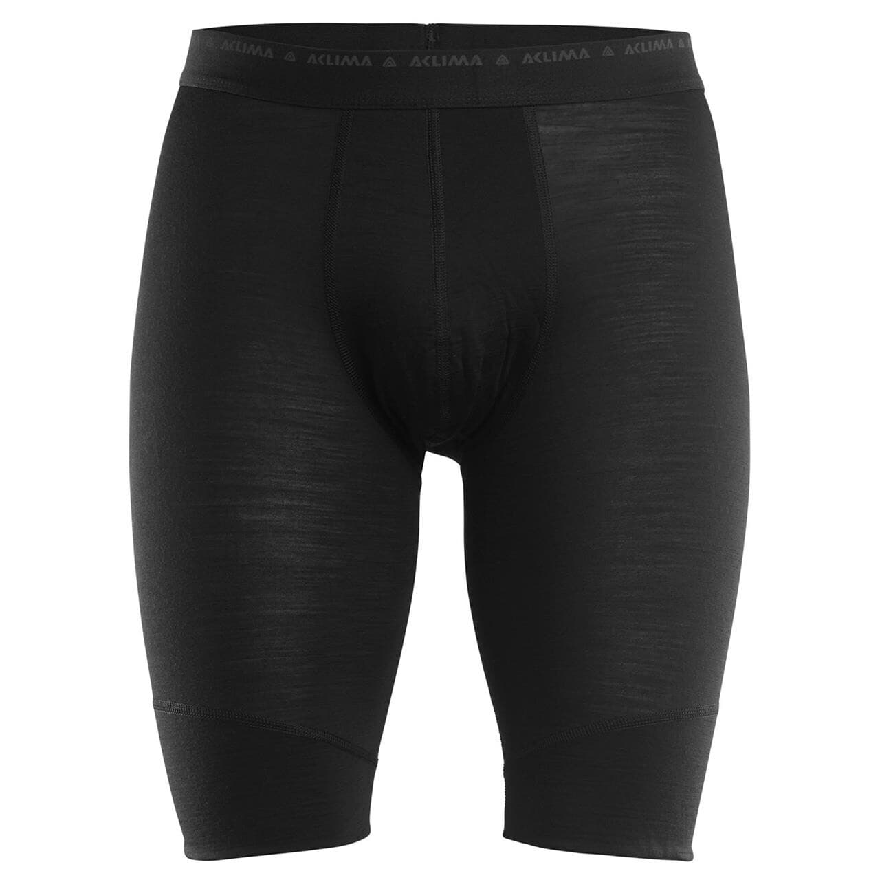 Aclima Mens Lightwool Long Shorts (Sort (JET BLACK) X-large)