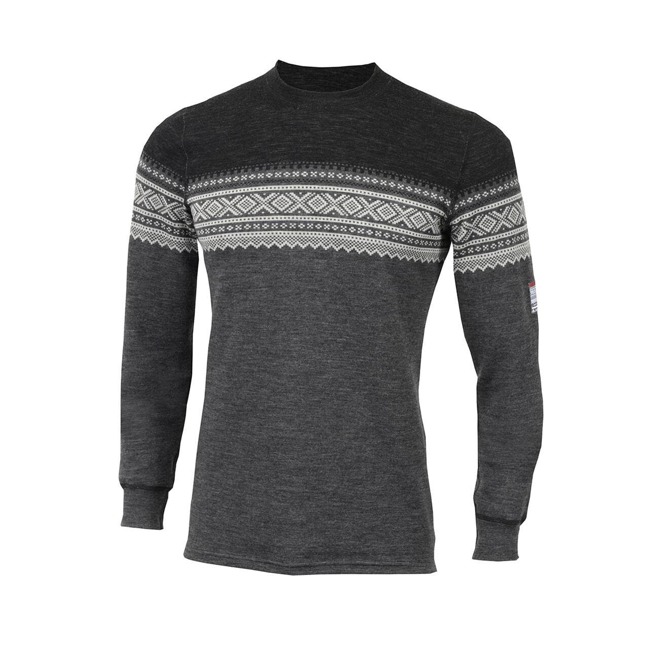 Aclima Mens Designwool Marius Crew Neck (Grå (NOREFJELL) X-large)