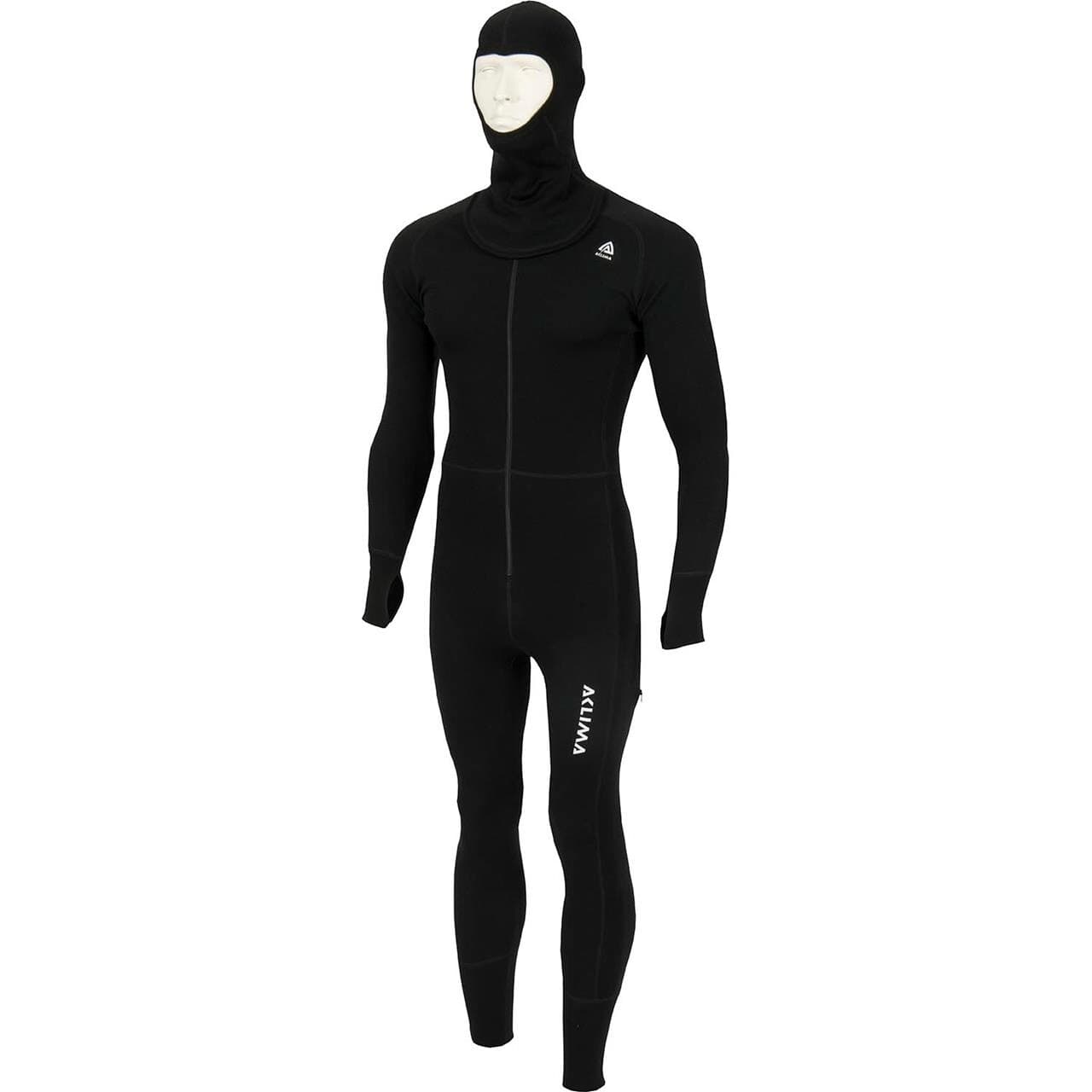 Aclima Mens Warmwool Overall (Sort (BLACK) Large)