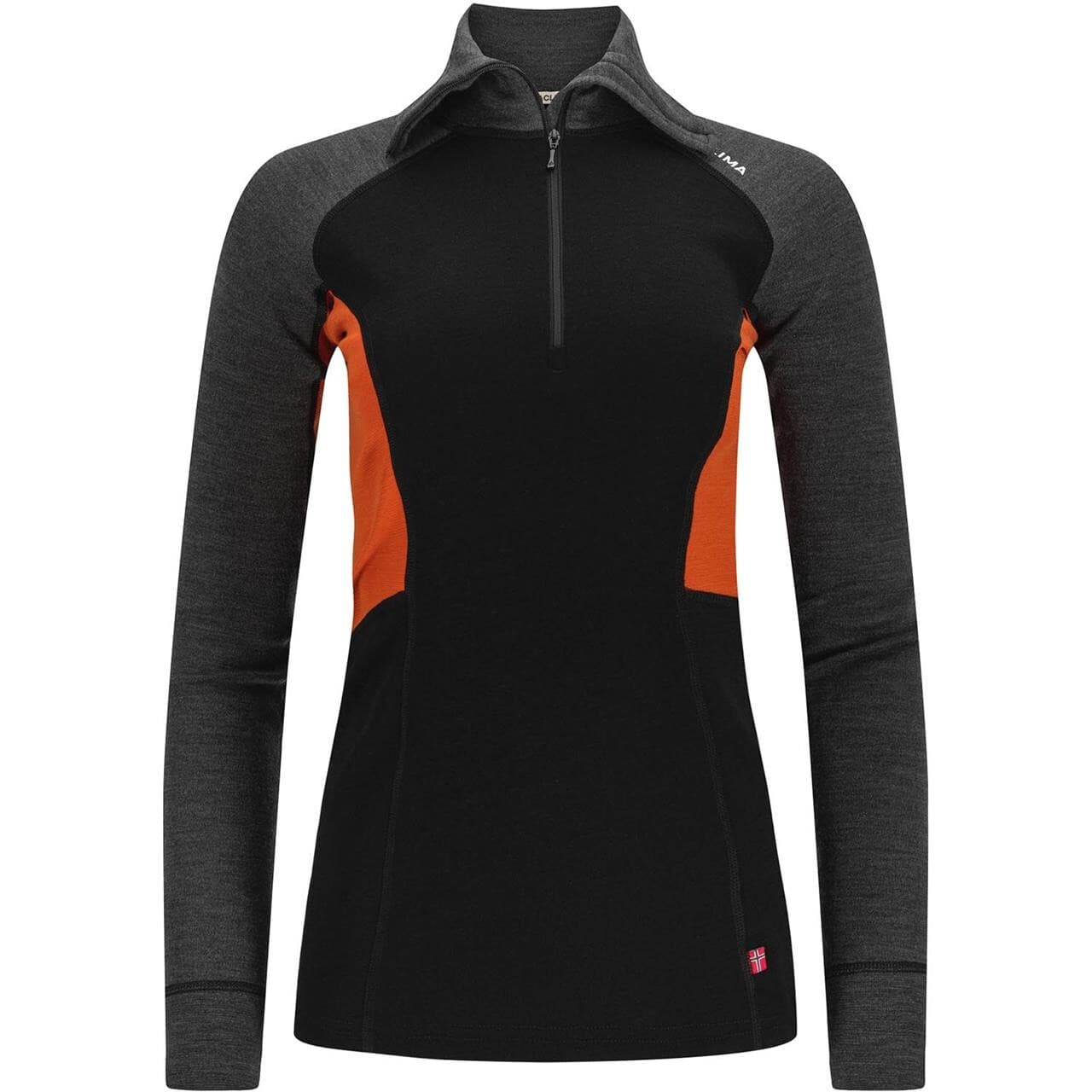 Aclima Womens WarmWool Polo (Lilla (FIG/TARMAC/NATURE) Small)