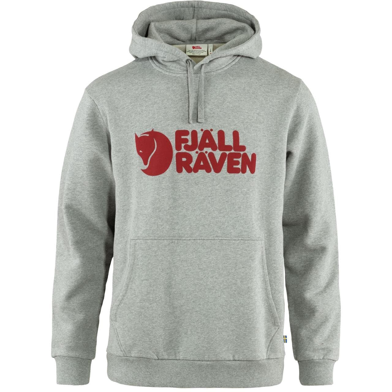 Fjällräven Mens Fjällräven Logo Hoodie (Grå (GREY-MELANGE/020-999) Small)