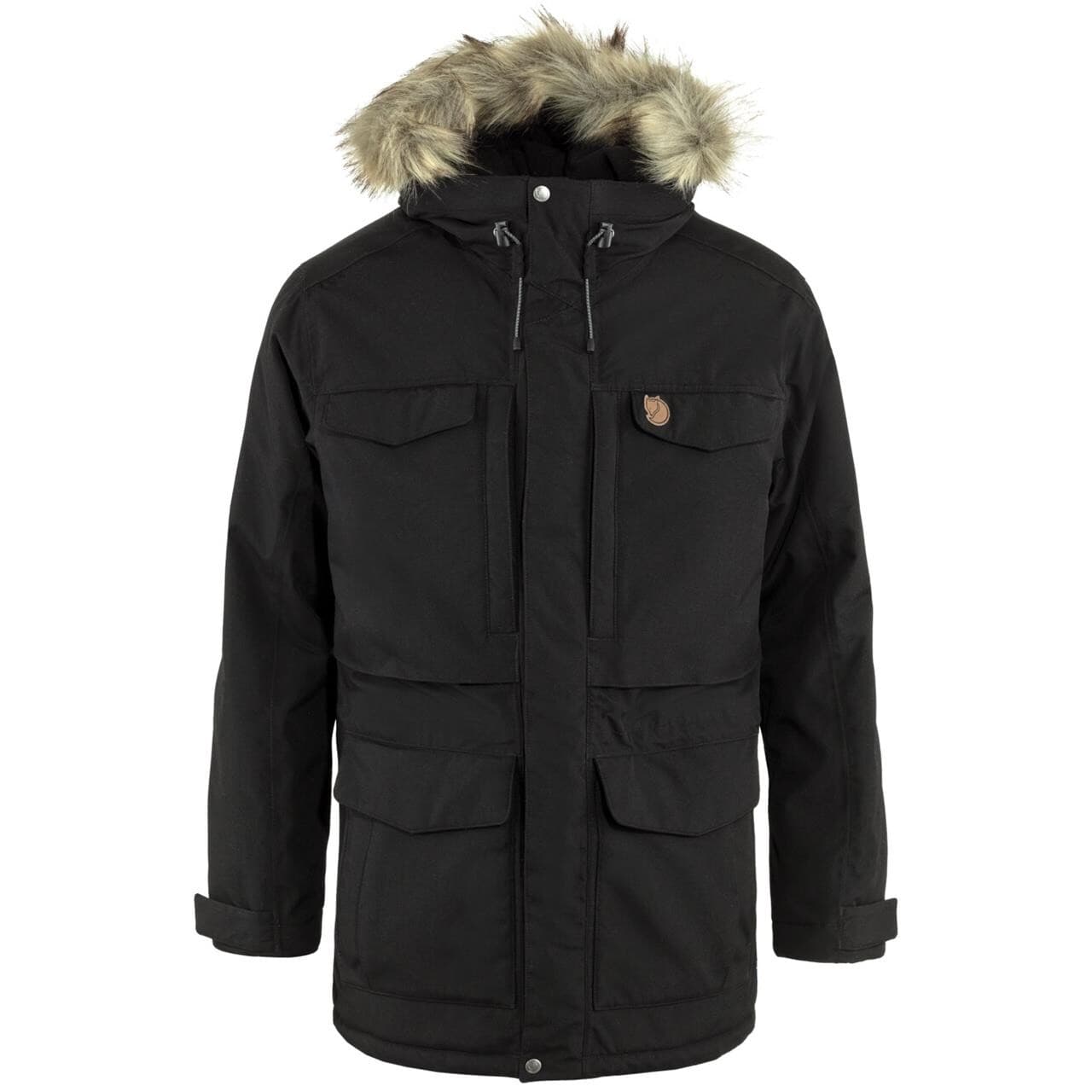 Fjällräven Mens Nuuk Parka (Sort (BLACK/550) Large)