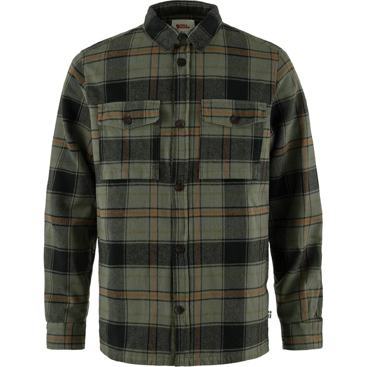 Fjällräven Mens Övik Lite Padded Shirt (Grøn (DEEP FOREST-BLACK/662-550) Small)