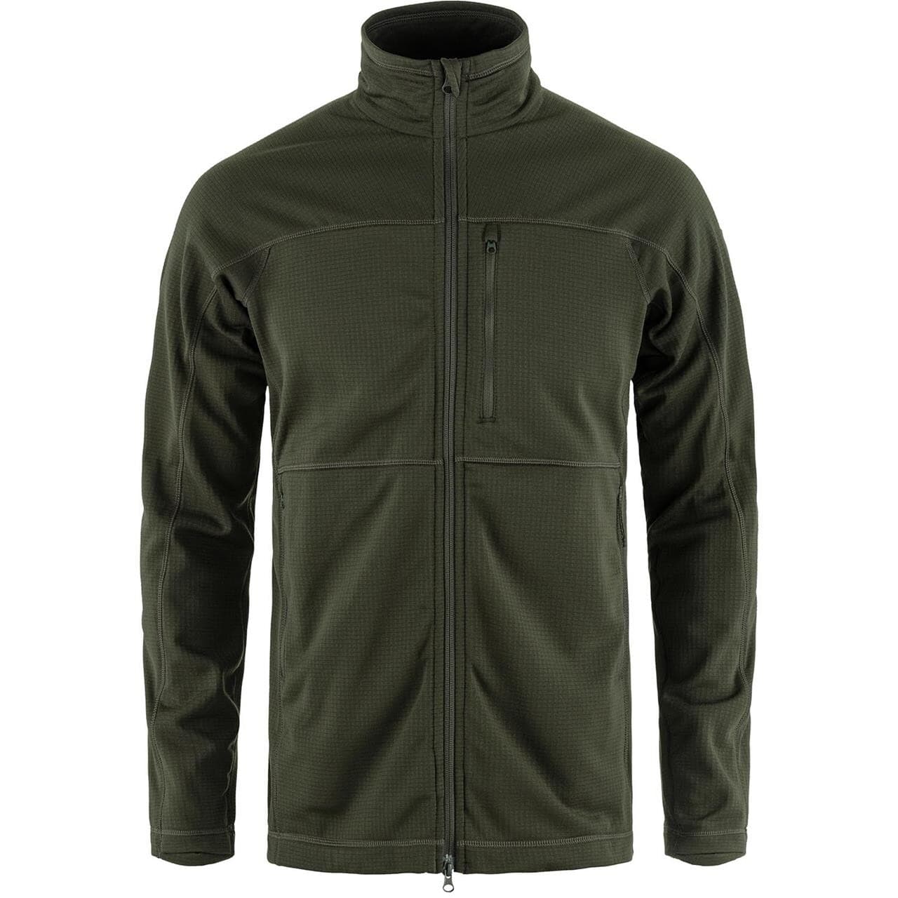 Fjällräven Mens Abisko Lite Fleece Jacket (Grøn (DEEP FOREST/662) X-large)