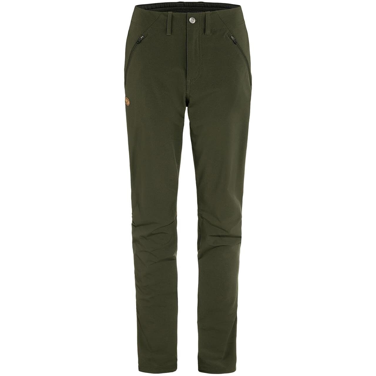 Fjällräven Womens Abisko Trail Stretch Trousers (Grøn (DEEP FOREST/662) 36)
