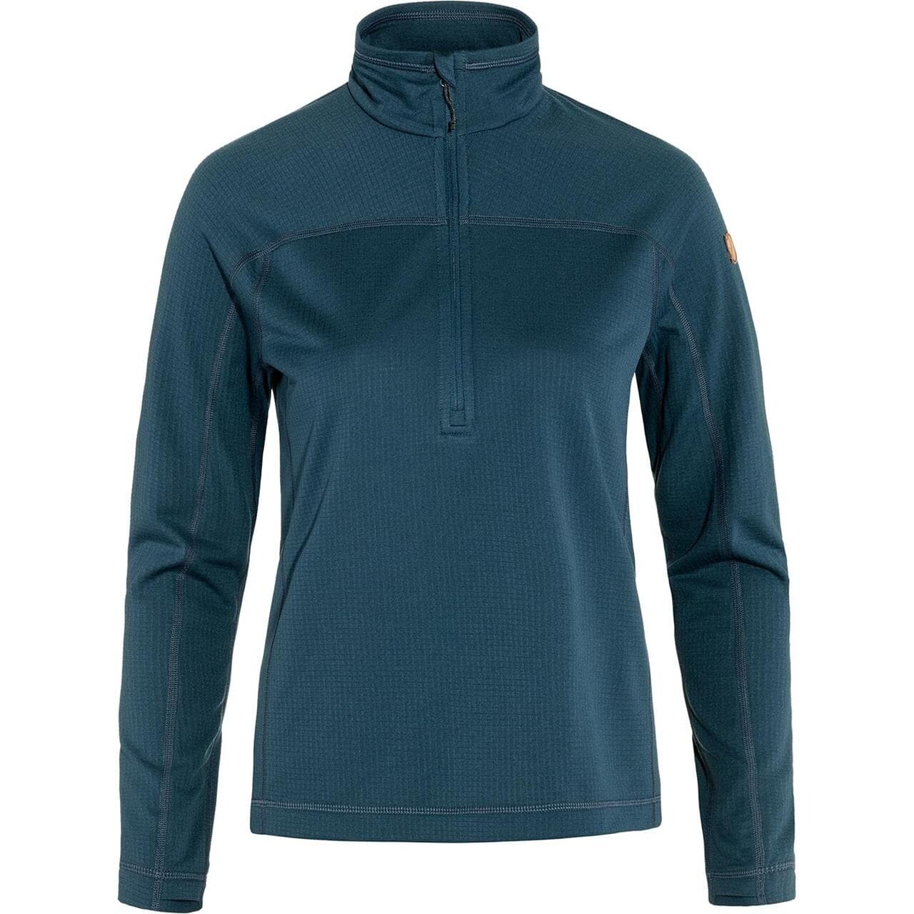 Fjällräven Womens Abisko Lite Fleece Half Zip (Blå (INDIGO BLUE/534) Large)