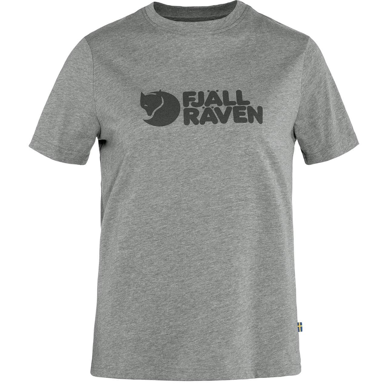 Fjällräven Womens Fjällräven Logo Tee (Grå (GREY-MELANGE/020-999) Small)