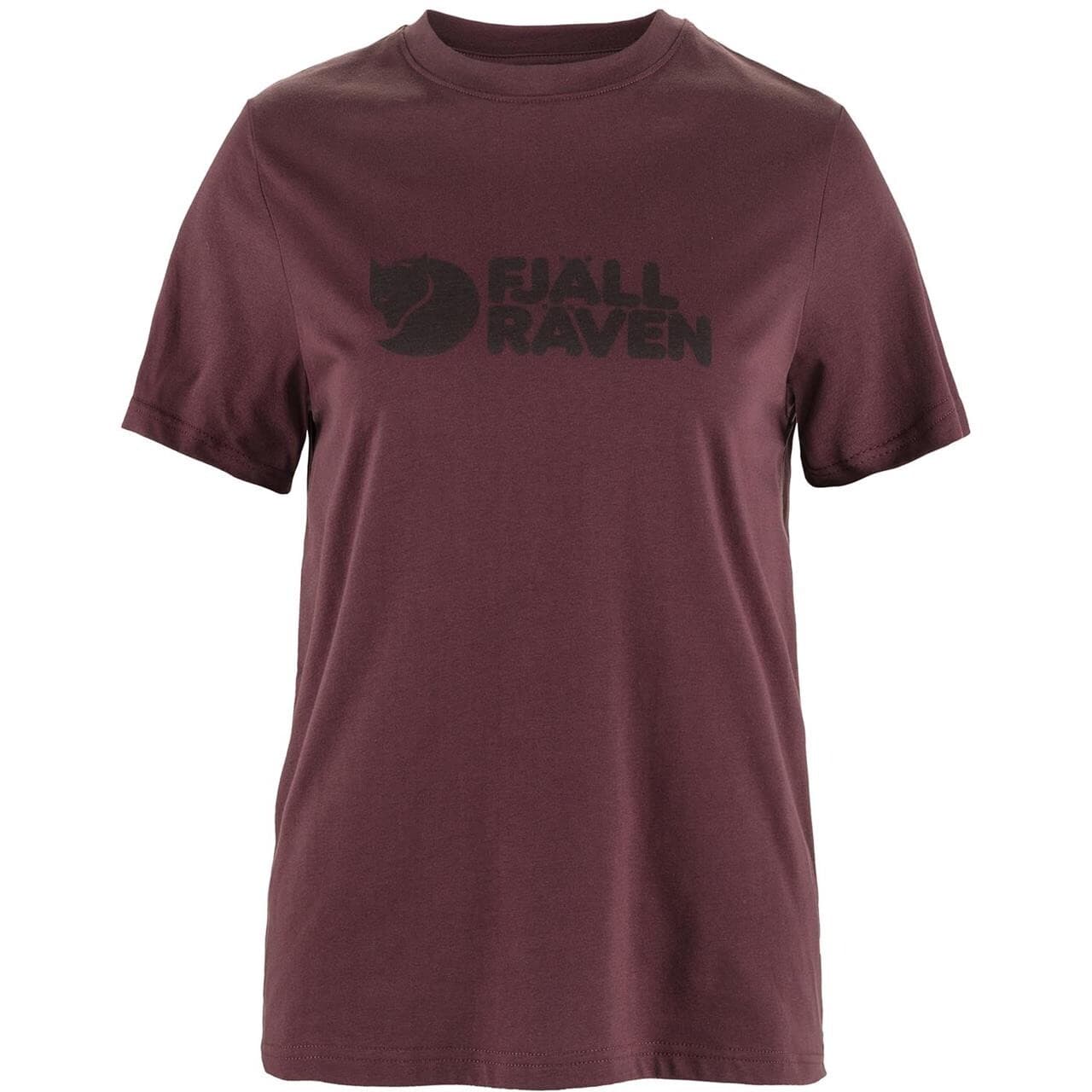 Fjällräven Womens Fjällräven Logo Tee (Rød (PORT/357) Medium)