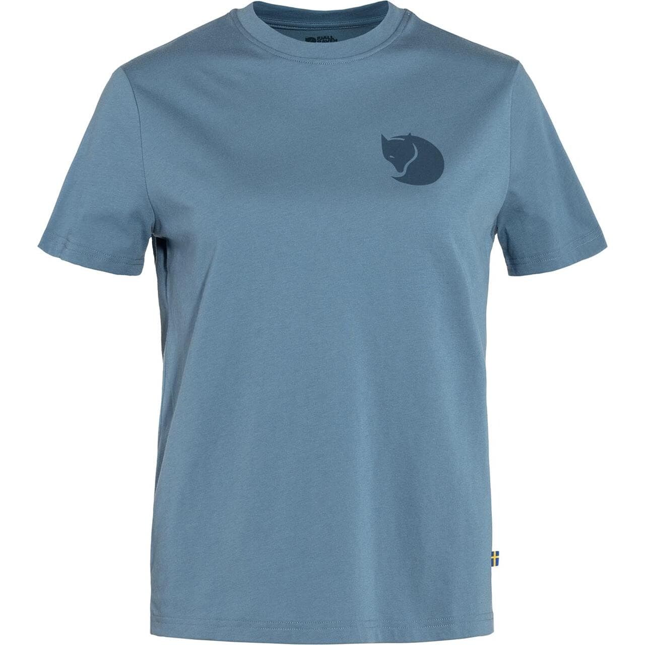 Fjällräven Womens Fox Boxy Logo Tee (Blå (DAWN BLUE/543) XX-small)