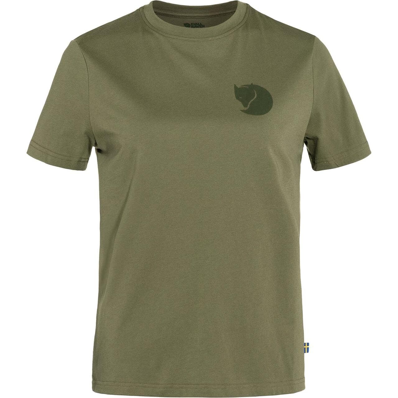 Fjällräven Womens Fox Boxy Logo Tee (Grøn (GREEN/620) XX-small)