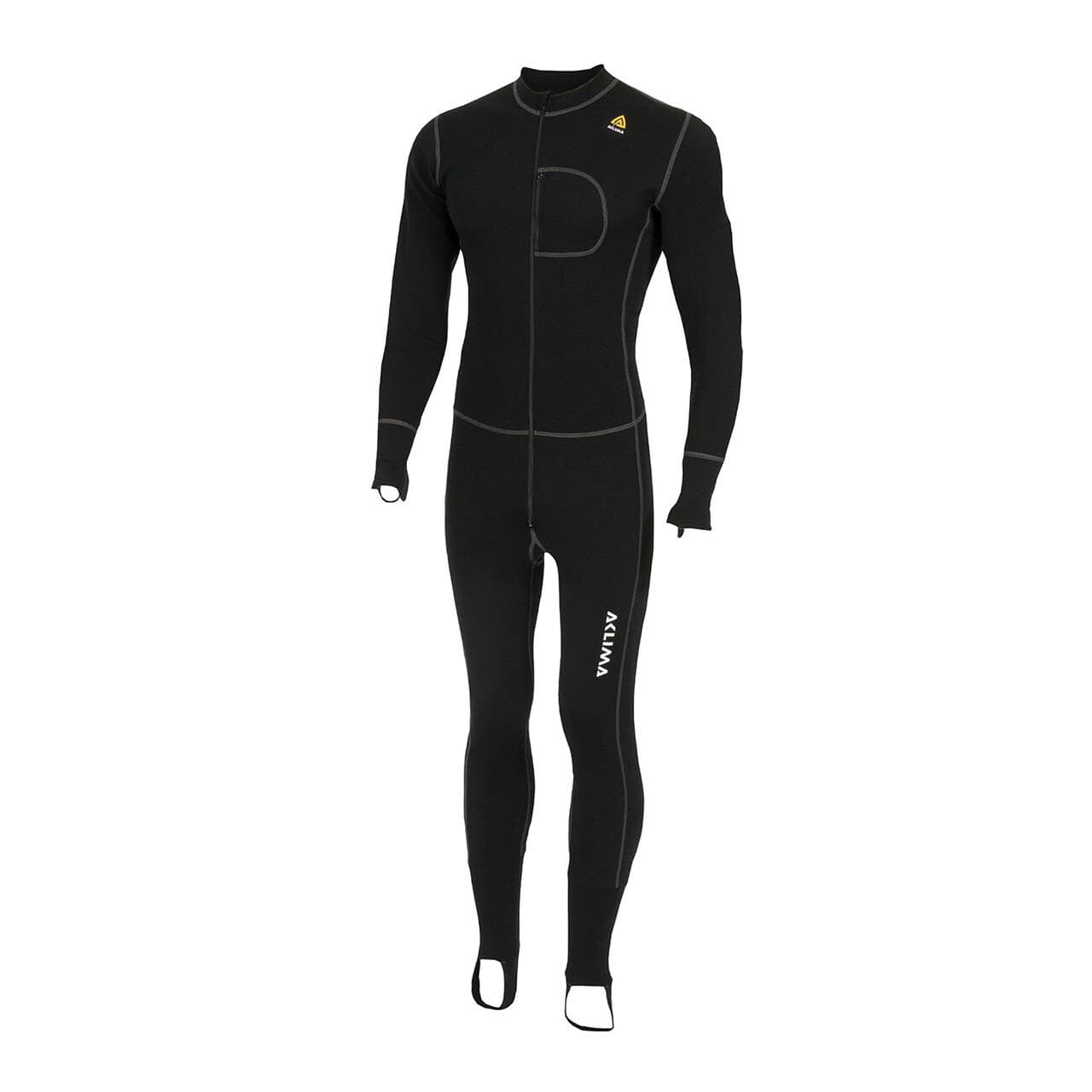 Aclima WarmWool Bodypiece (Sort (JET BLACK) Small)