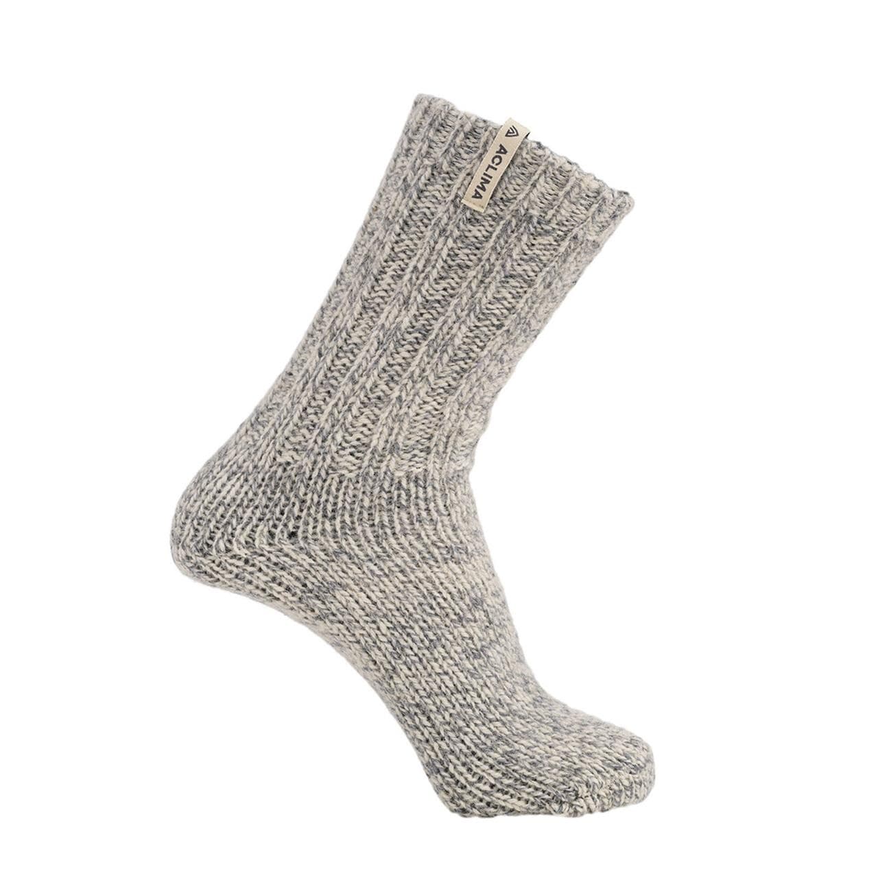 Aclima Norwegian Wool Socks (Grå (GREY/WHITE) 36-40)