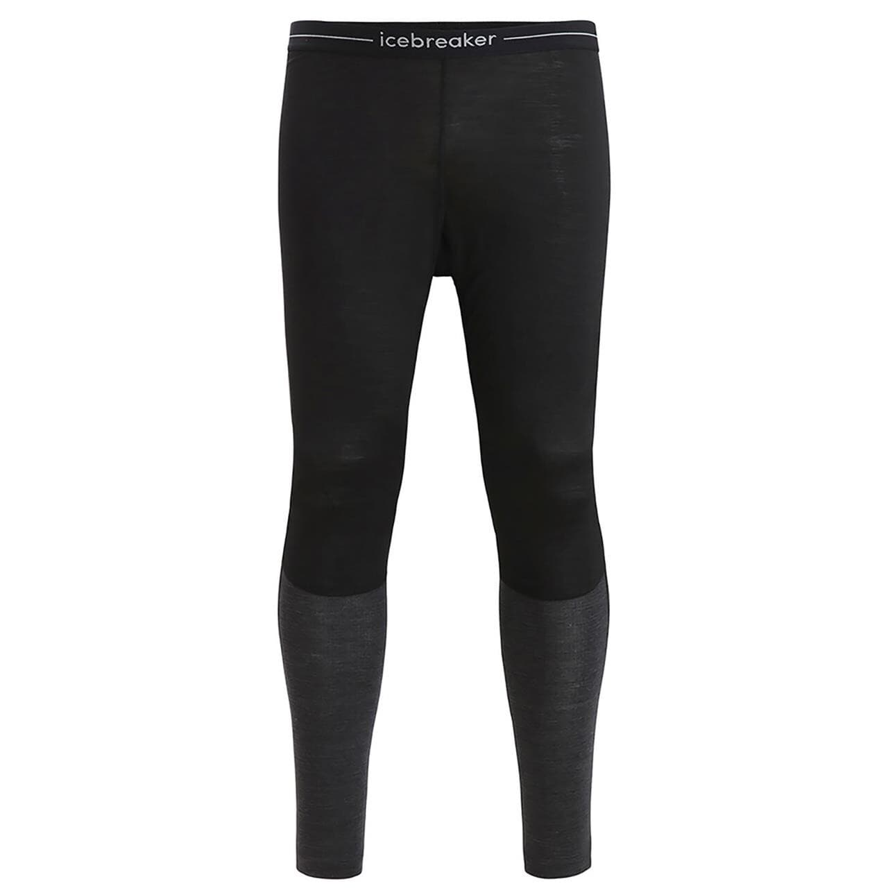 Icebreaker Mens 125 ZoneKnit Leggings (Sort (BLACK/JET HTHR/CB) Small)