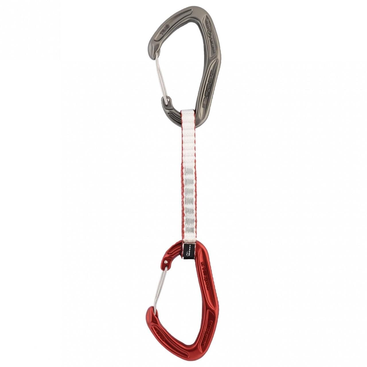 DMM Alpha Wire Quickdraw 12cm 6 Pack (Grå (MATT GREY/RED))