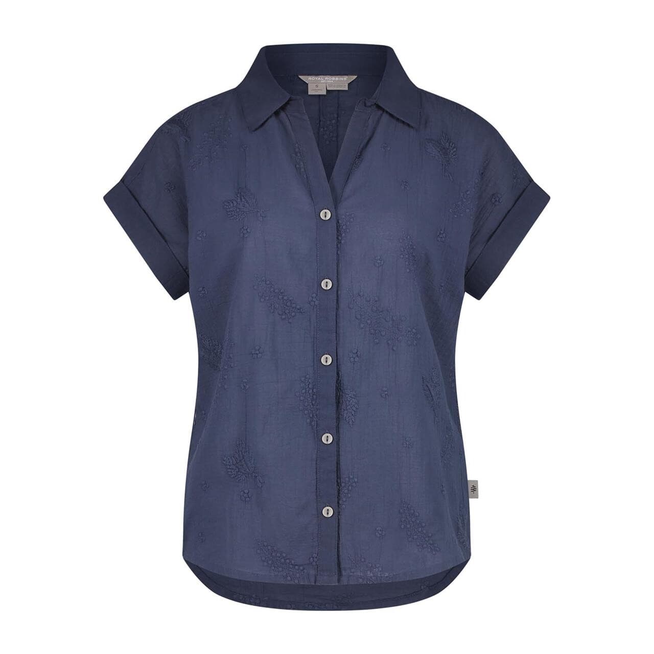 Royal Robbins Womens Oasis S/S (Blå (NAVY) Small)
