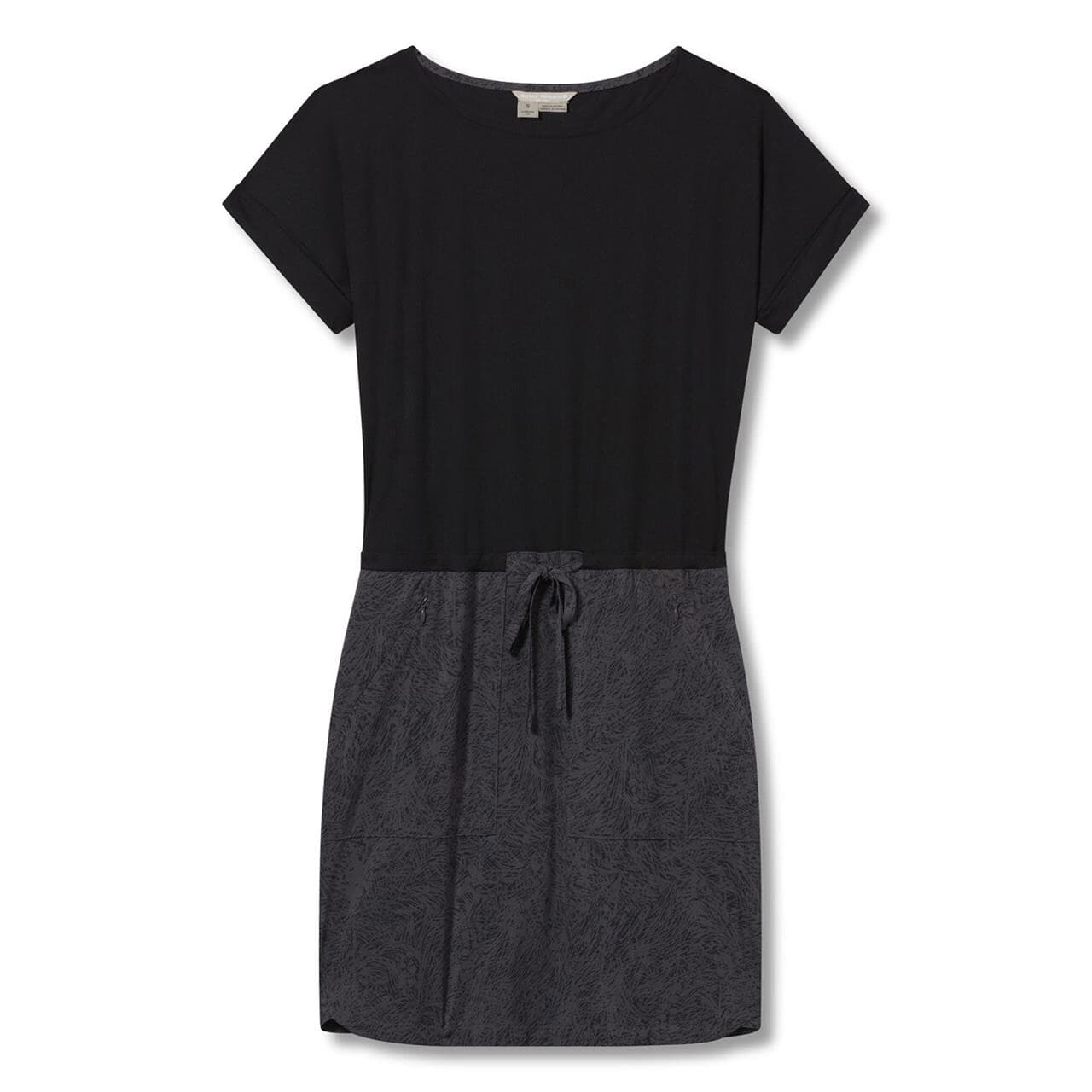 Royal Robbins Womens Spotless Evolution Dress (Grå (ASPHALT ELKHORN PT) Medium)