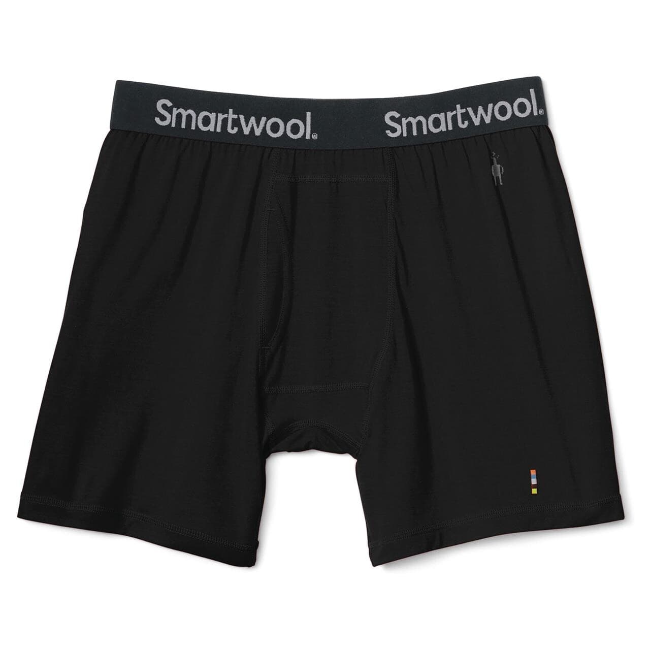 Smartwool Mens Merino Boxer Brief Boxed (Sort (BLACK) Small)