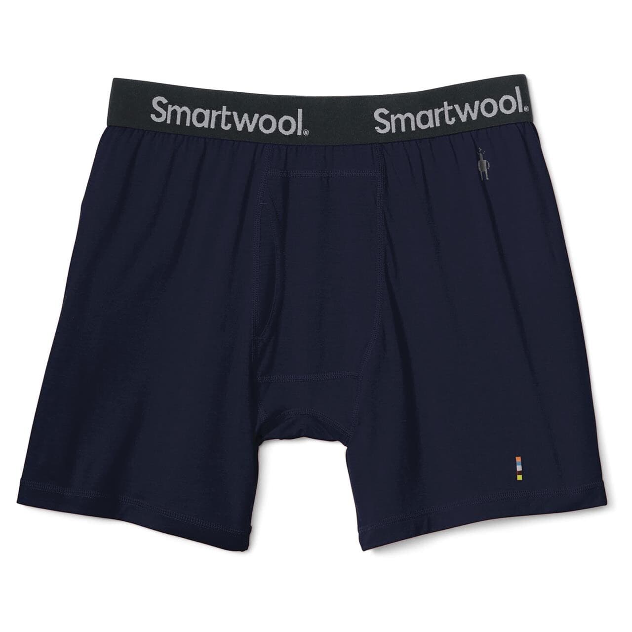 Smartwool Mens Merino Boxer Brief Boxed (Blå (DEEP NAVY) Small)