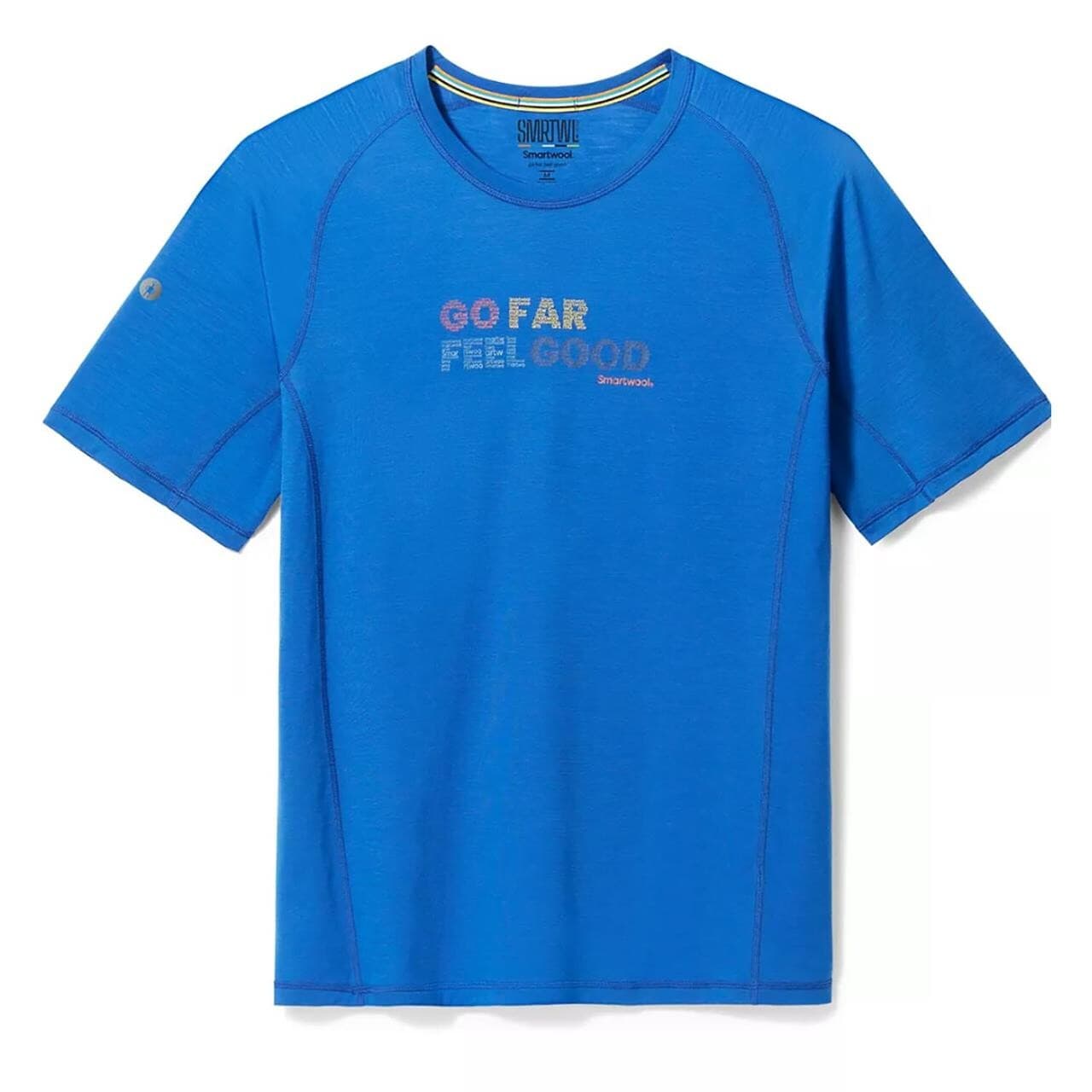 Smartwool Mens Active Ultralite Graphic S/S Tee (Blå (BLUEBERRY HILL) Small)